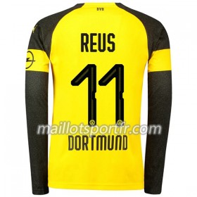 Maillot de Foot Borussia Dortmund Reus 11 Domicile 2018/19 ML